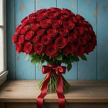 Букет Красные розы Блэк Меджик в Цильне