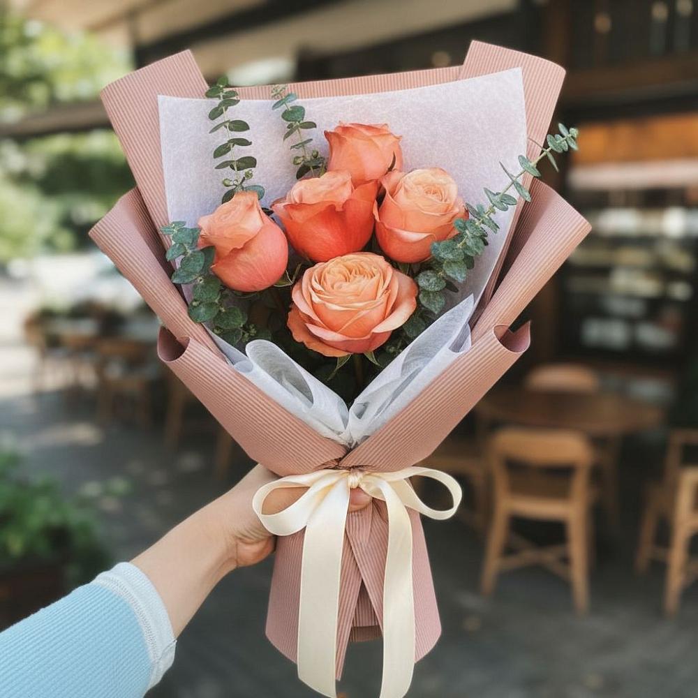 Букет цветов из: Розы в Цильне