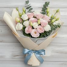 Букет цветов из:  Лизиантусы в Цильне