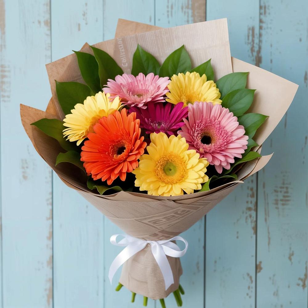 Букет цветов из: Герберы в Цильне