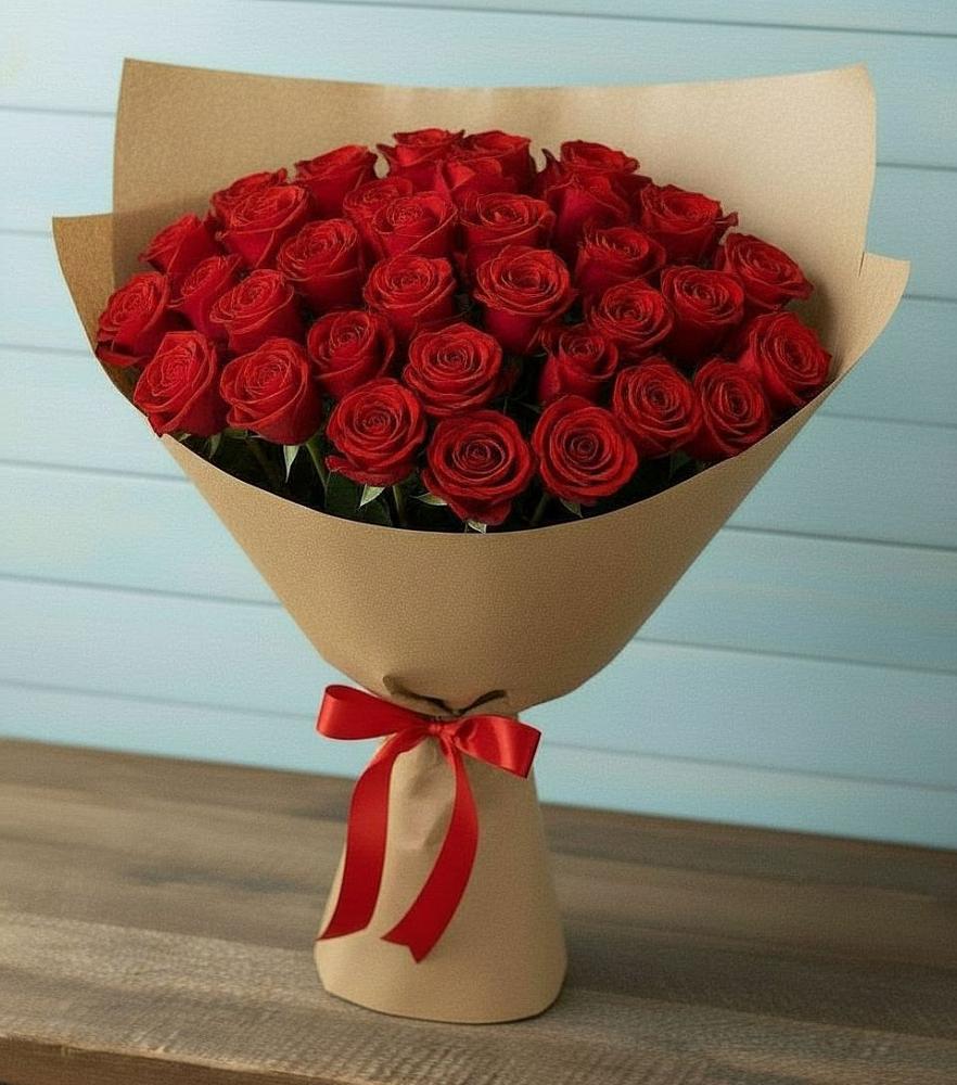 Букет Красные розы Милано в Цильне