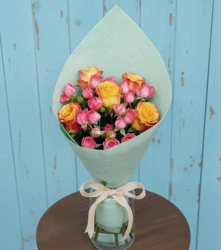 Букет цветов из: Розы в Цильне