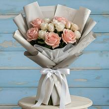 Букет цветов из:  Розы #REPLACE_PRED# Цильне