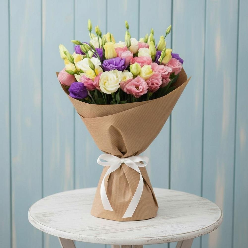 Букет цветов из: Лизиантусы в Цильне