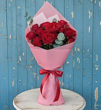 Букет цветов из:  Розы в Цильне
